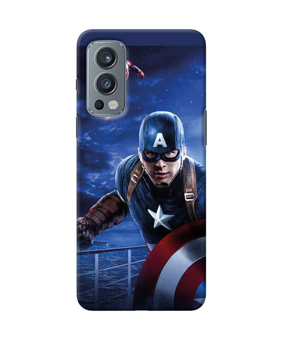 Captain with ironman OnePlus Nord 2 5G Back Cover