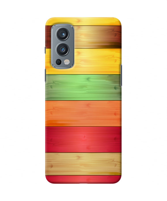 Wooden colors OnePlus Nord 2 5G Back Cover