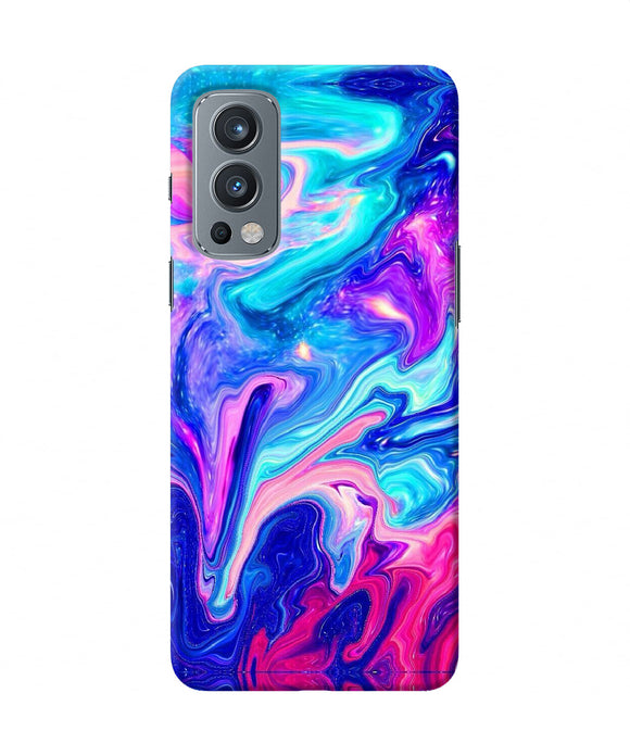 Abstract colorful water OnePlus Nord 2 5G Back Cover