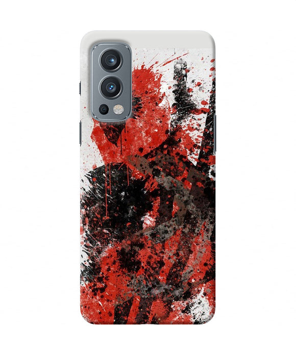 Deadpool rugh sketch OnePlus Nord 2 5G Back Cover