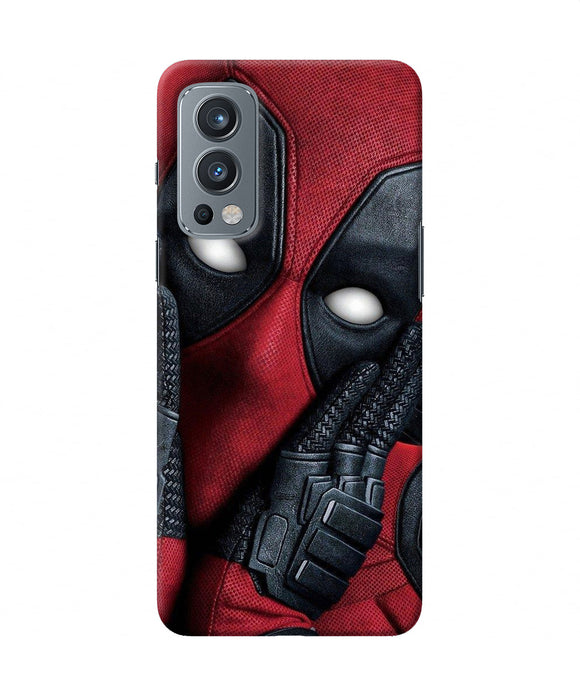 Thinking deadpool OnePlus Nord 2 5G Back Cover