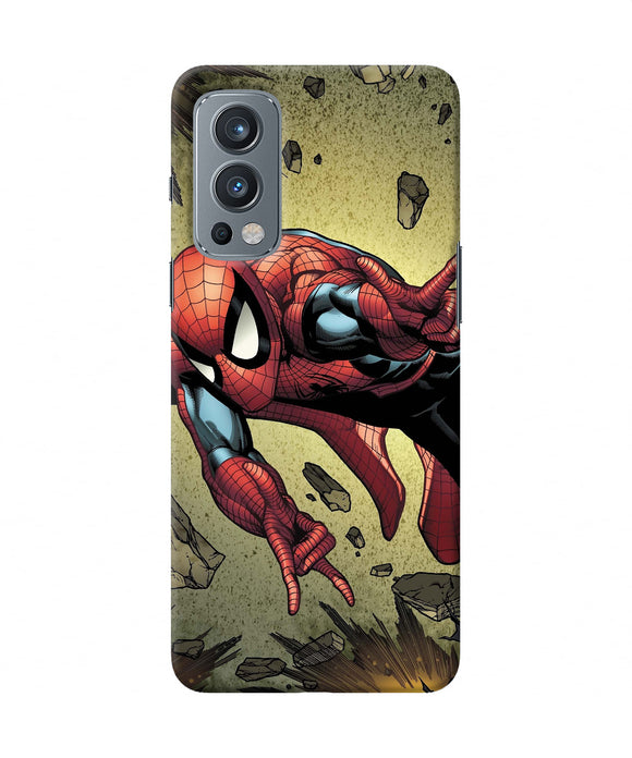 Spiderman on sky OnePlus Nord 2 5G Back Cover