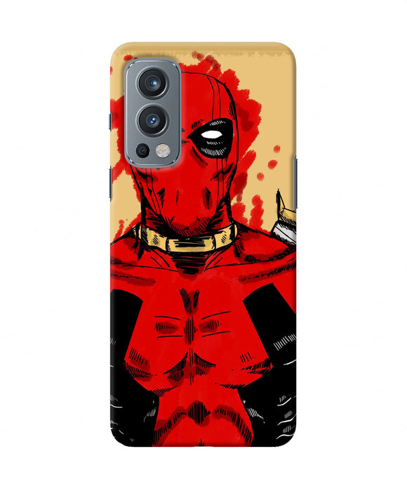 Blooded deadpool OnePlus Nord 2 5G Back Cover