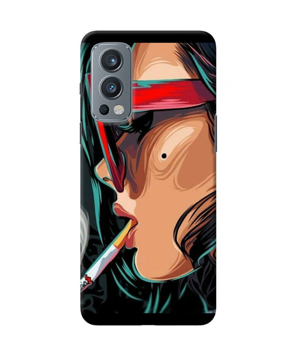 Smoking girl OnePlus Nord 2 5G Back Cover