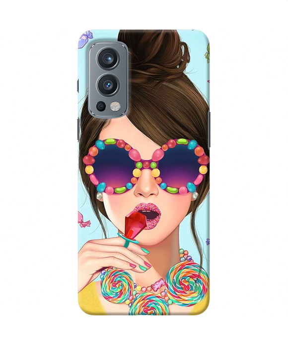 Fashion girl OnePlus Nord 2 5G Back Cover