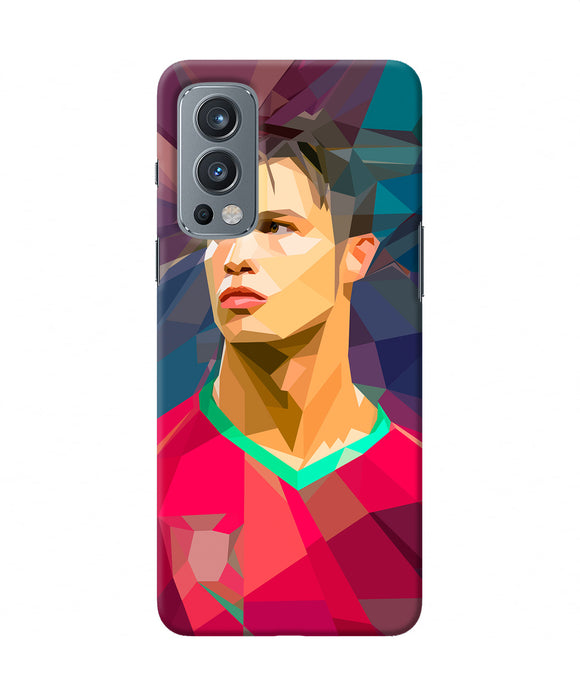 Abstract ronaldo OnePlus Nord 2 5G Back Cover