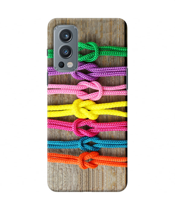 Colorful shoelace OnePlus Nord 2 5G Back Cover