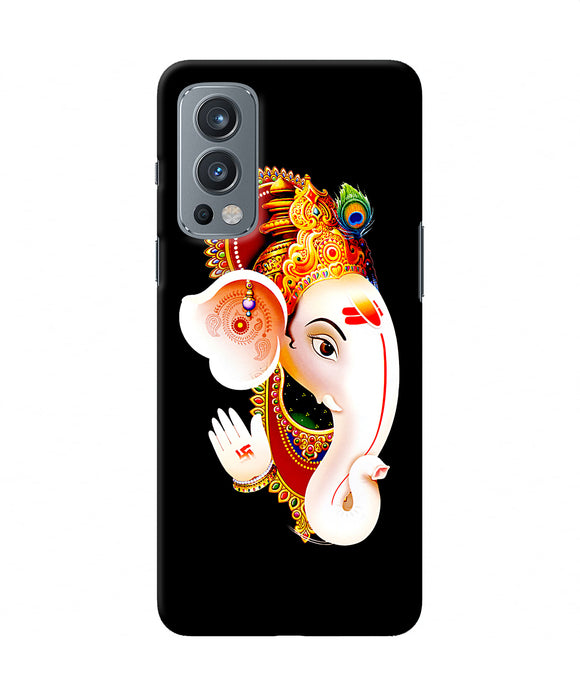 Lord ganesh face OnePlus Nord 2 5G Back Cover