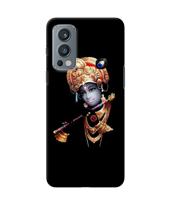 Lord krishna with fluet OnePlus Nord 2 5G Back Cover