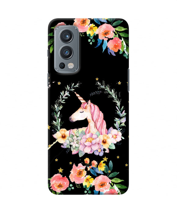 Unicorn flower OnePlus Nord 2 5G Back Cover