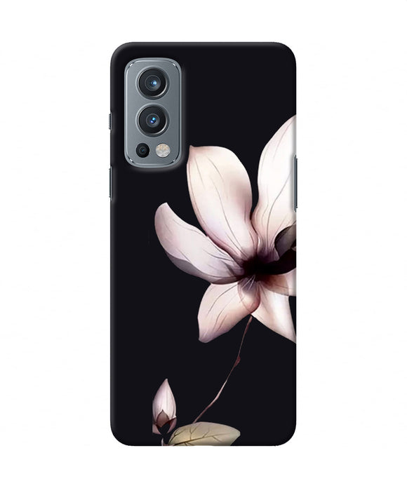 Flower white OnePlus Nord 2 5G Back Cover