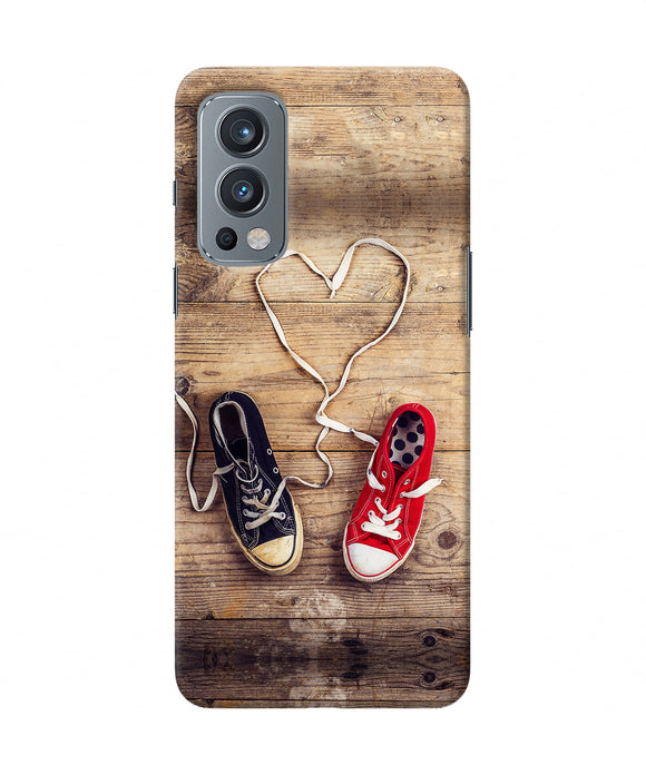 Shoelace heart OnePlus Nord 2 5G Back Cover