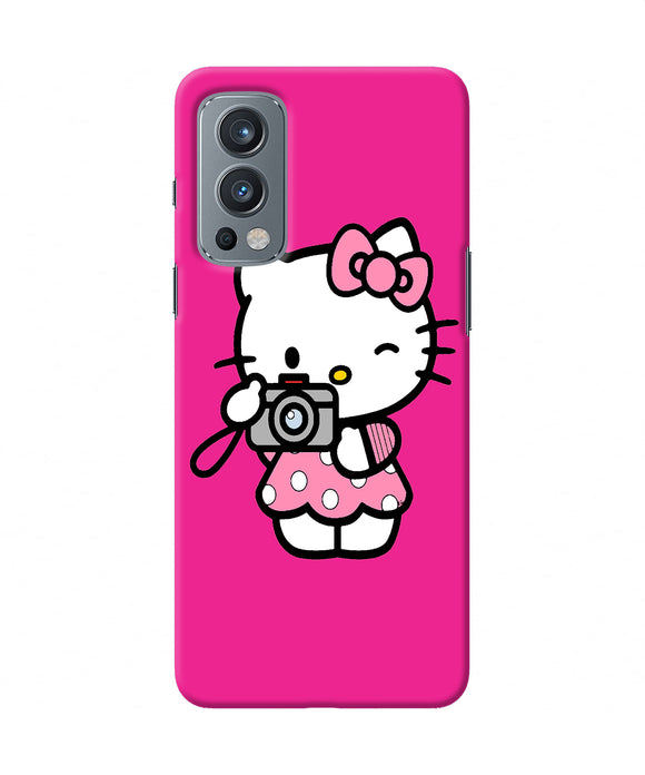 Hello kitty cam pink OnePlus Nord 2 5G Back Cover