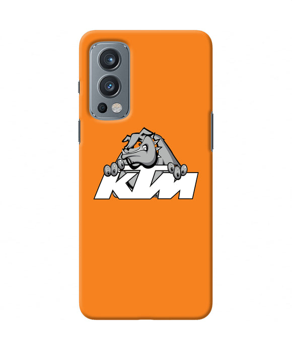 KTM dog logo OnePlus Nord 2 5G Back Cover