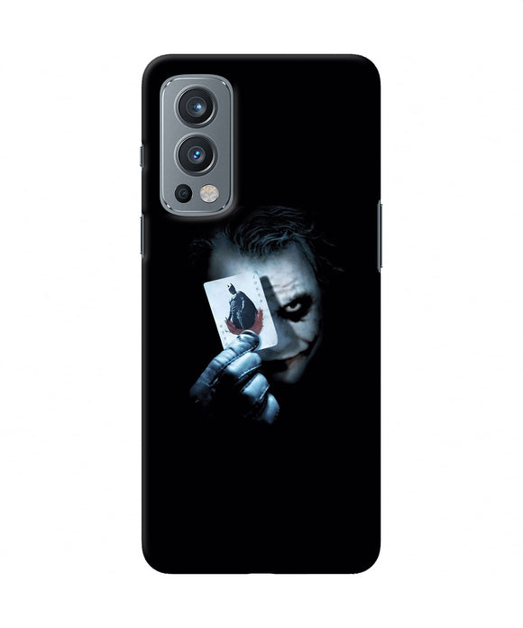 Joker dark knight card OnePlus Nord 2 5G Back Cover