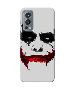 Joker dark knight red smile OnePlus Nord 2 5G Back Cover