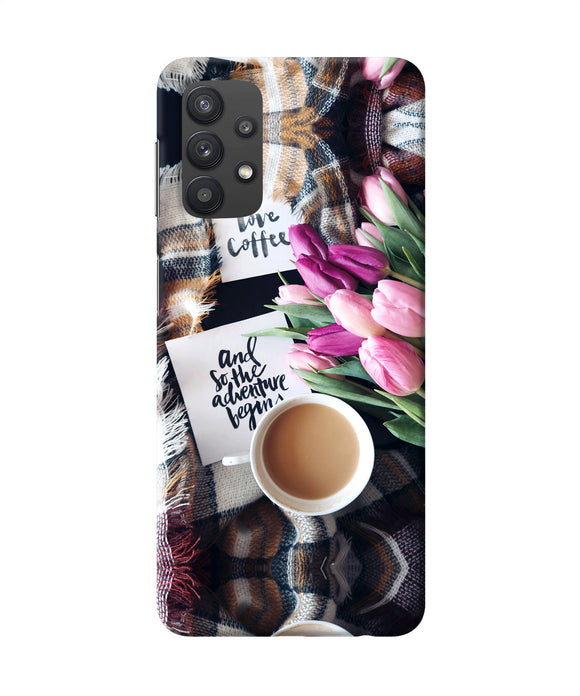 Love Coffee Quotes Samsung M32 5G Back Cover