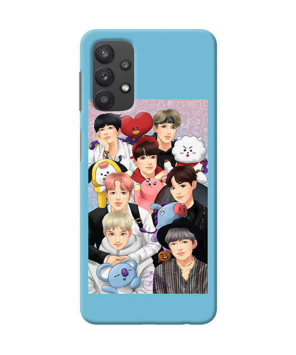 BTS with animals Samsung M32 5G Back Cover