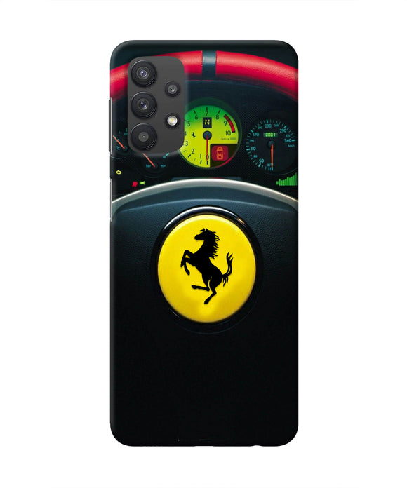 Ferrari Steeriing Wheel Samsung M32 5G Real 4D Back Cover