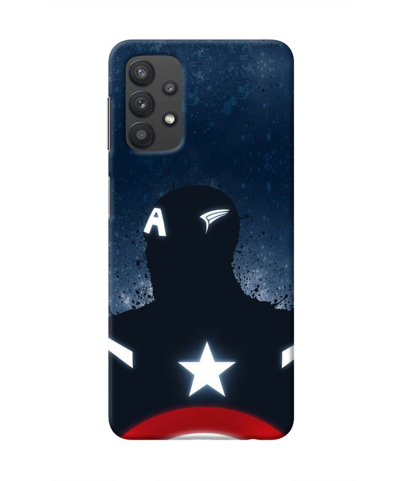 Captain america Shield Samsung M32 5G Real 4D Back Cover