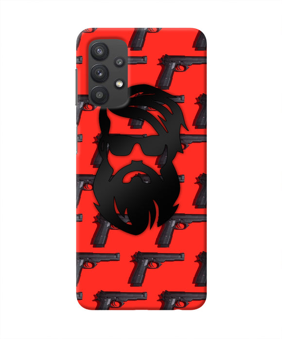 Rocky Bhai Beard Look Samsung M32 5G Real 4D Back Cover