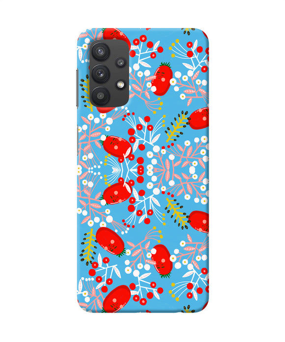 Small red animation pattern Samsung M32 5G Back Cover