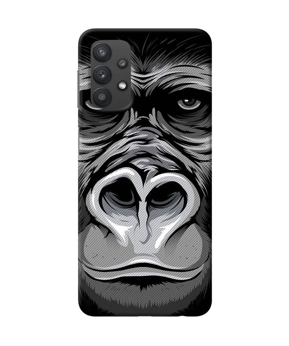 Black chimpanzee Samsung M32 5G Back Cover