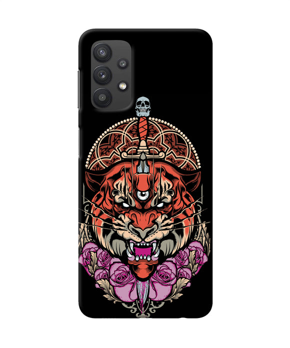 Abstract tiger Samsung M32 5G Back Cover