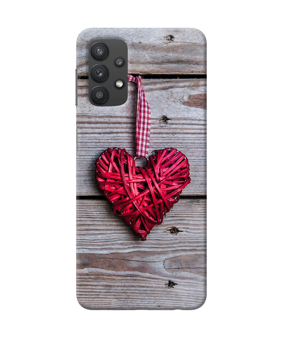 Lace heart Samsung M32 5G Back Cover