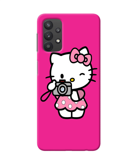 Hello kitty cam pink Samsung M32 5G Back Cover