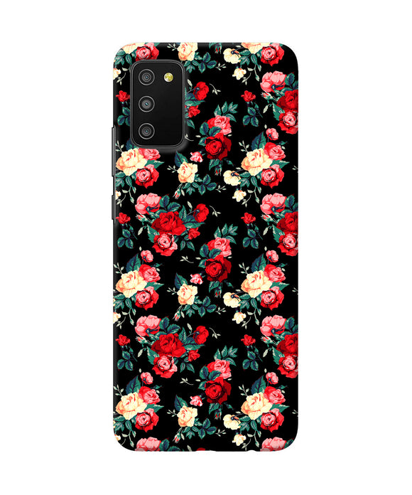 Rose Pattern Samsung M02s/A03s Back Cover