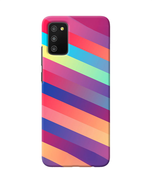 Stripes color Samsung M02s Back Cover