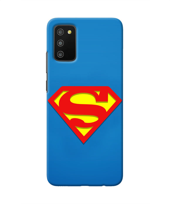 Superman Blue Samsung M02s/A03s Real 4D Back Cover