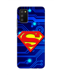 Superman Abstract Samsung M02s/A03s Real 4D Back Cover