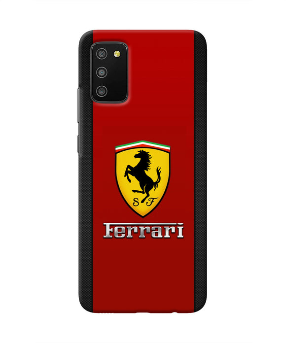 Ferrari Abstract Samsung M02s/A03s Real 4D Back Cover