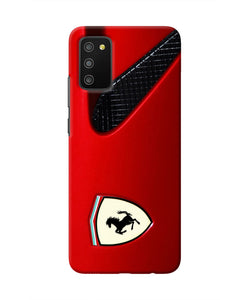 Ferrari Hood Samsung M02s/A03s Real 4D Back Cover