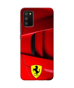 Ferrari Car Samsung M02s/A03s Real 4D Back Cover