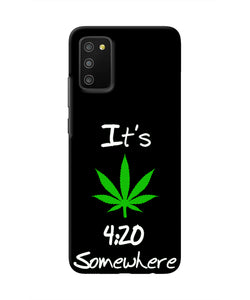 Weed Quote Samsung M02s/A03s Real 4D Back Cover