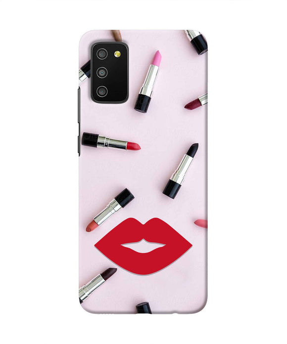 Lips Lipstick Shades Samsung M02s/A03s Real 4D Back Cover