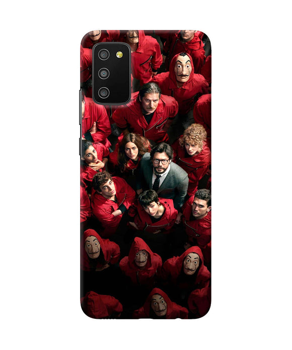 Money Heist Professor with Hostages Samsung M02s/A03s Back Cover