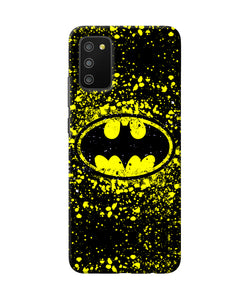 Batman last knight print yellow Samsung M02s/A03s Back Cover