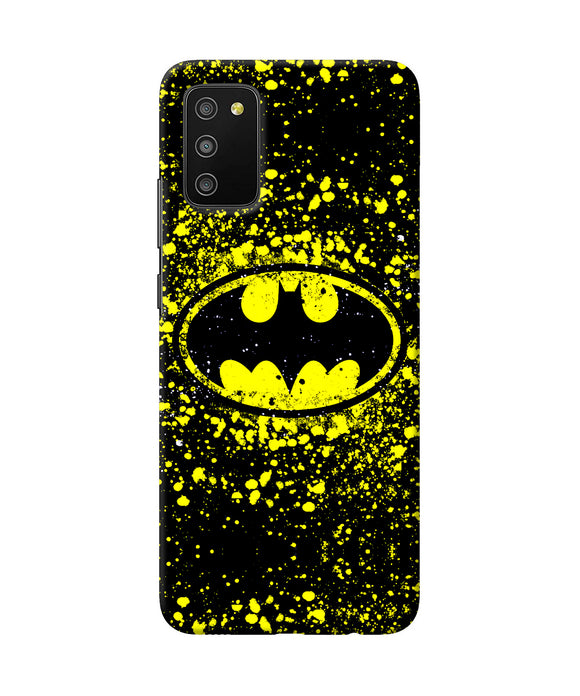Batman last knight print yellow Samsung M02s/A03s Back Cover