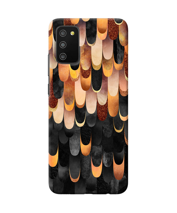 Abstract wooden rug Samsung M02s/A03s Back Cover
