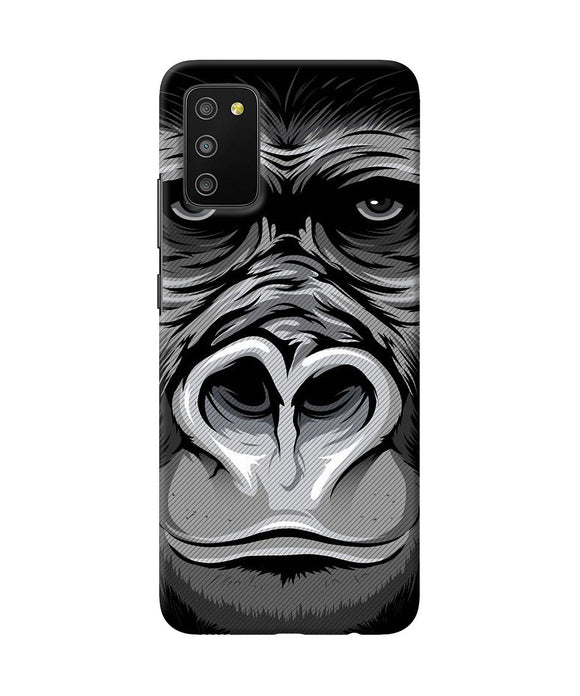Black chimpanzee Samsung M02s/A03s Back Cover
