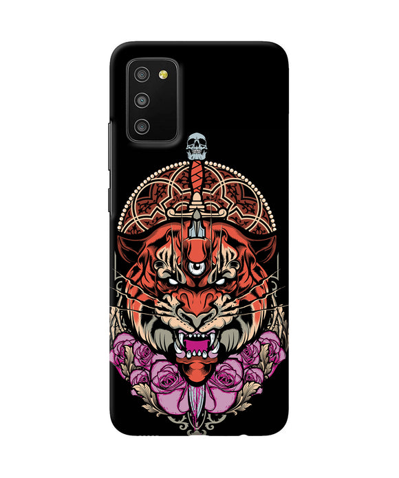 Abstract tiger Samsung M02s/A03s Back Cover