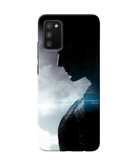 Superman super hero poster Samsung M02s/A03s Back Cover