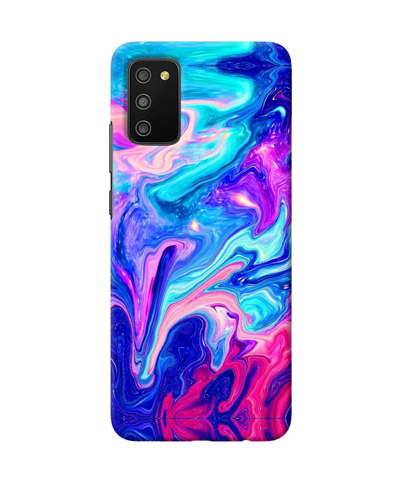 Abstract colorful water Samsung M02s/A03s Back Cover
