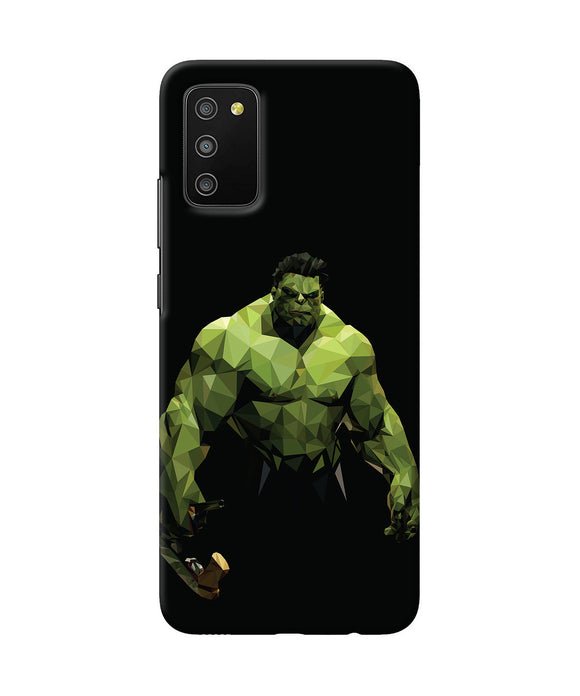 Abstract hulk buster Samsung M02s/A03s Back Cover