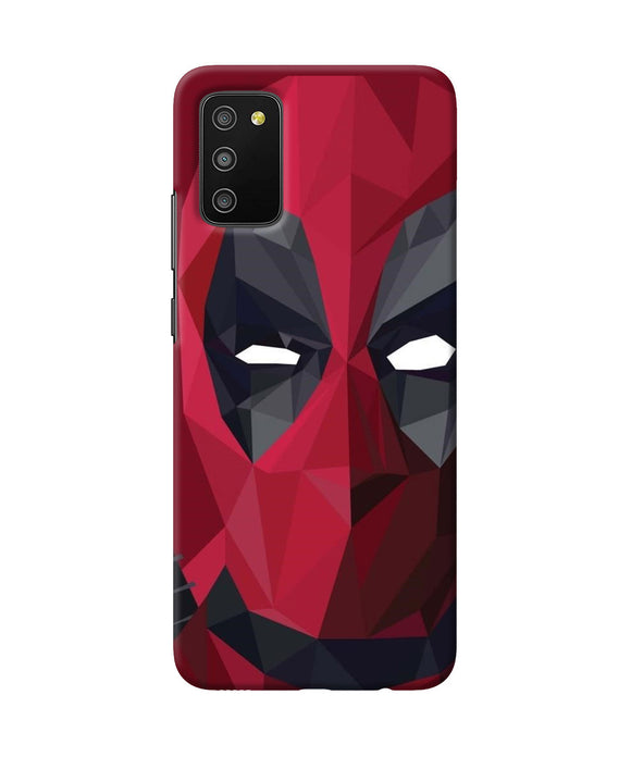 Abstract deadpool mask Samsung M02s/A03s Back Cover