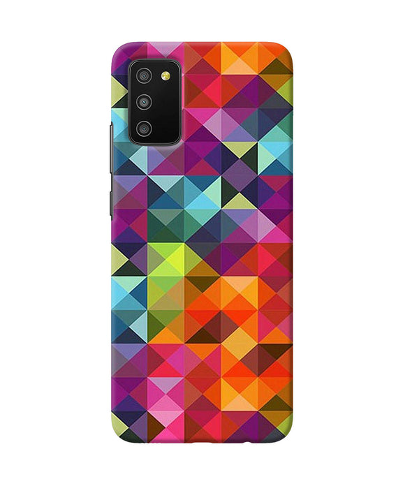 Abstract triangle pattern Samsung M02s/A03s Back Cover